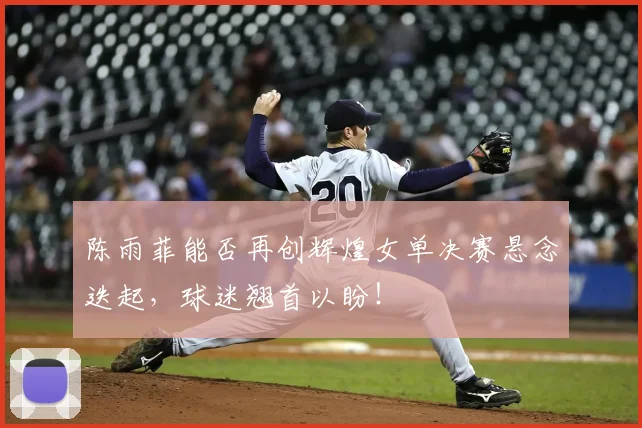 陈雨菲能否再创辉煌女单决赛悬念迭起,球迷翘首以盼!
